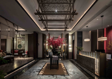 杭州中式spa會所裝修設計案例效果圖