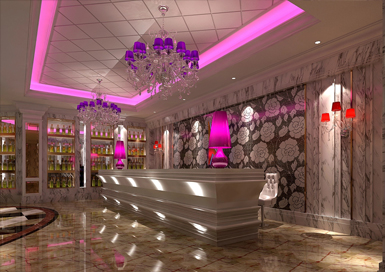 豪華歐式KTV夜總會裝修設計案例效果圖